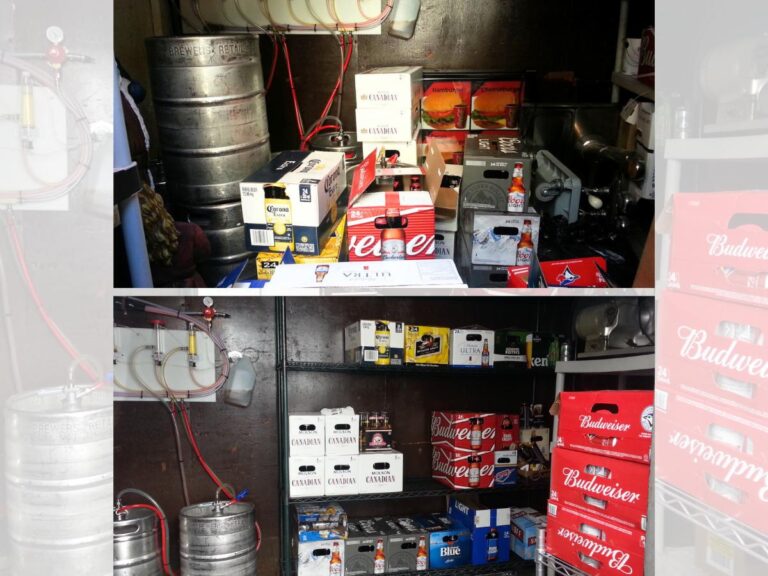 9. Beer Storage Organize